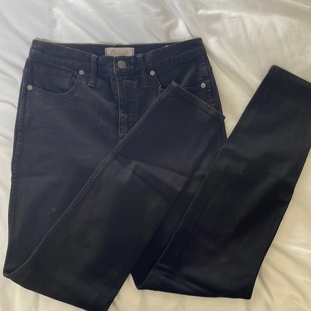 Madewell 10in High Rise Skinny Jean - Black